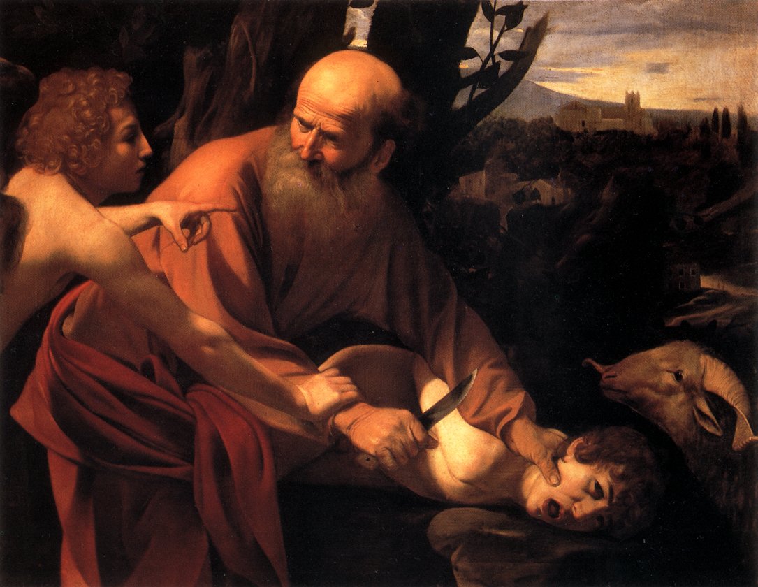 Sacrificio de Isaac de Caravaggio